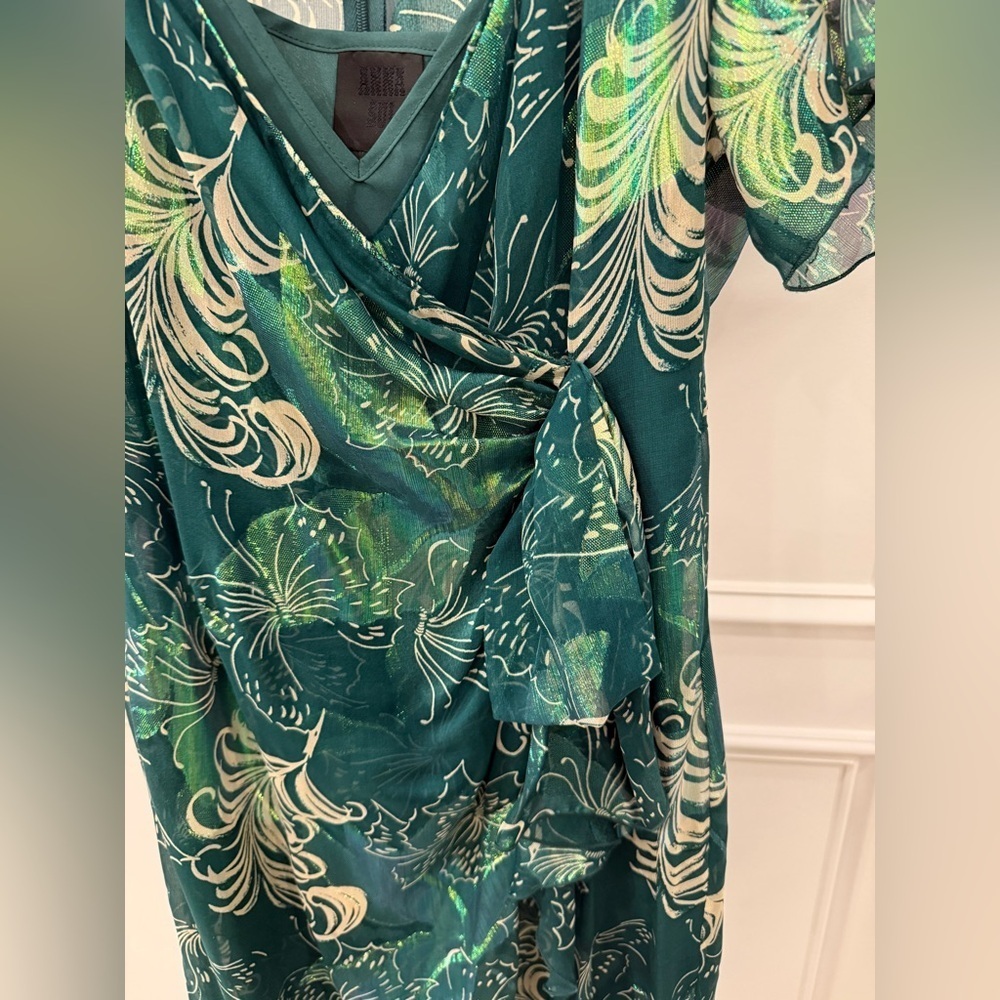 Anna Sui Midi Dress in Green - Picture 9 of 13